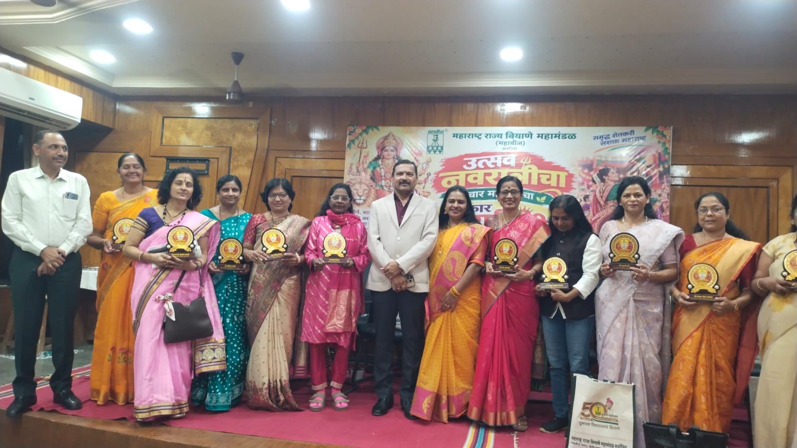Navratri Celebrations with Distinguished Women at Mahabeej Head Office (HO)